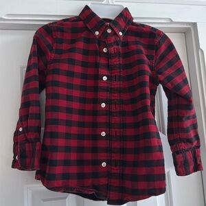 Crewcuts red plaid shirt